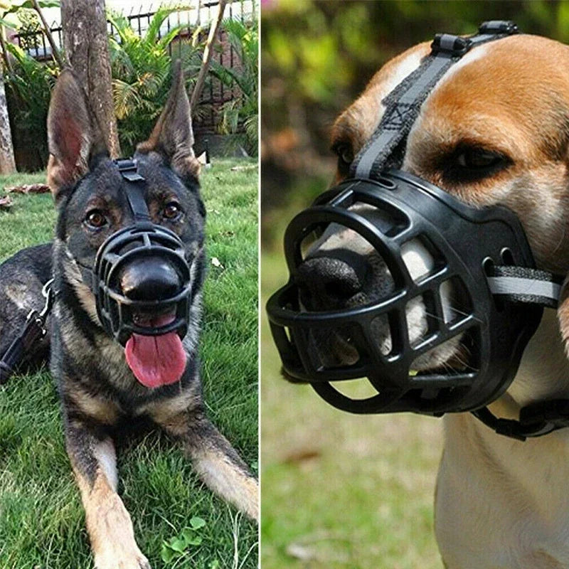 SafeBite Silicone Muzzle - Adjustable Muzzle for Dogs of All Sizes