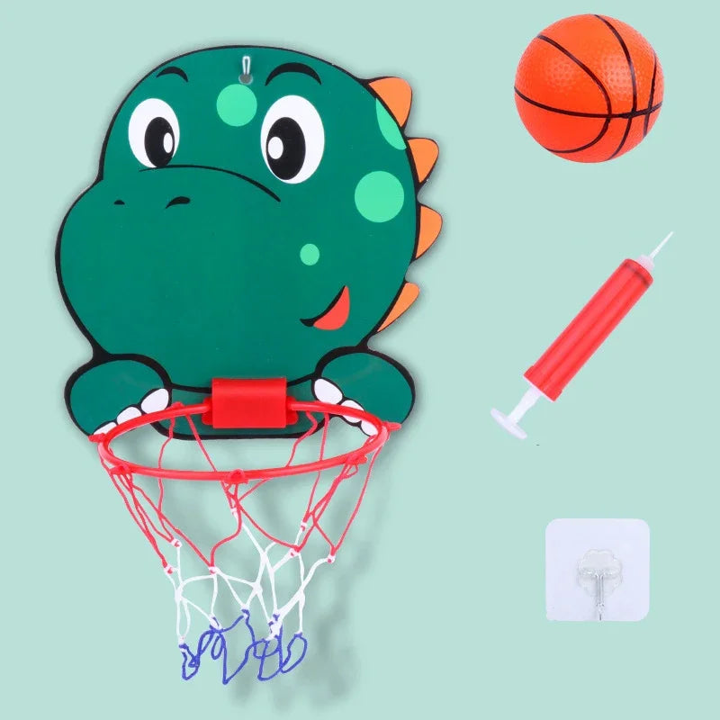Set di Giocattoli da Basket a Tema Dinosauro – Giocattolo Divertente e Attivo per Bambini dai 1 ai 4 Anni