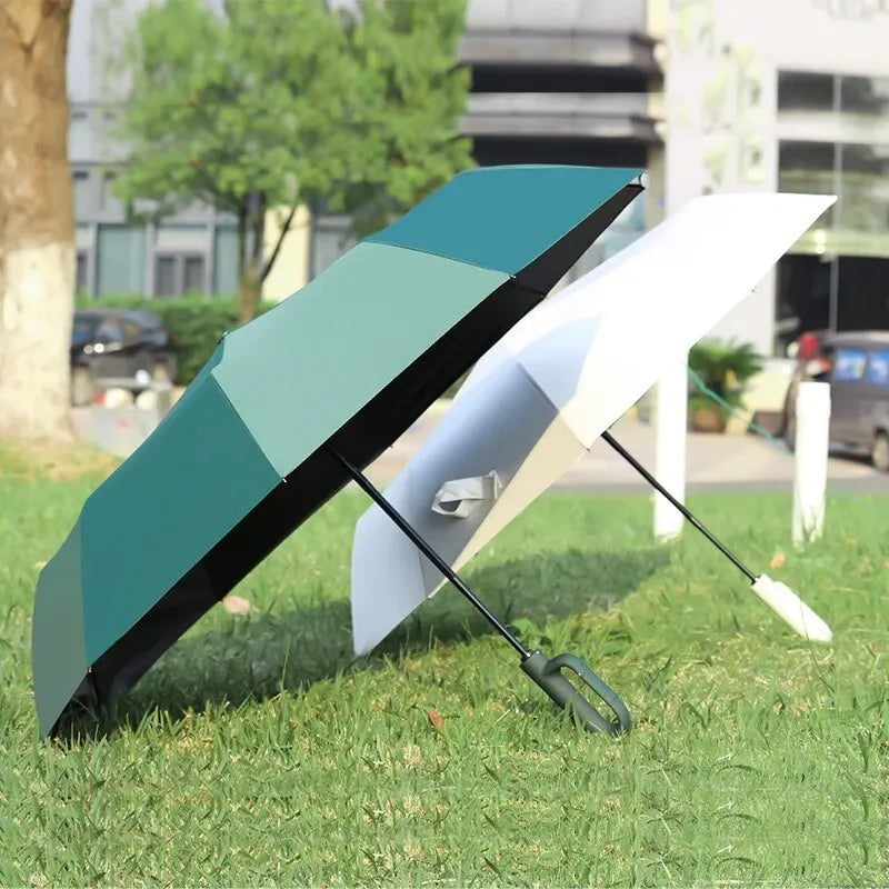 AeroShield Ombrello Automatico | Ombrello Pieghevole Antivento e Protetto dai Raggi UV per Uso in Tutte le Condizioni Meteorologiche