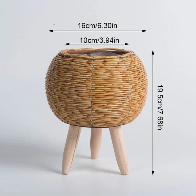 AristoBloom Vaso da Piante Sollevato | Vaso Scandinavo Minimalista Premium per Spazi Compatti
