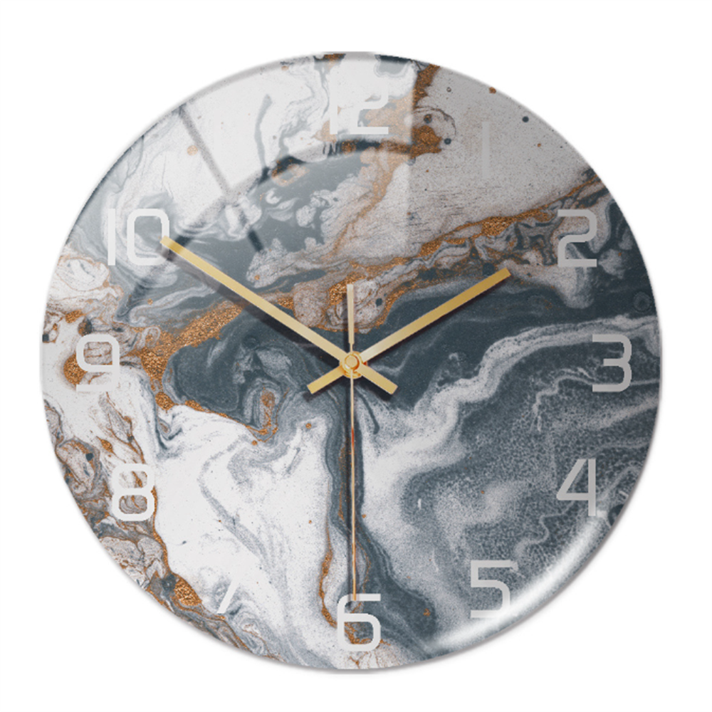 Orologio da Parete Elegante con Effetto Marmo – MarbleTime