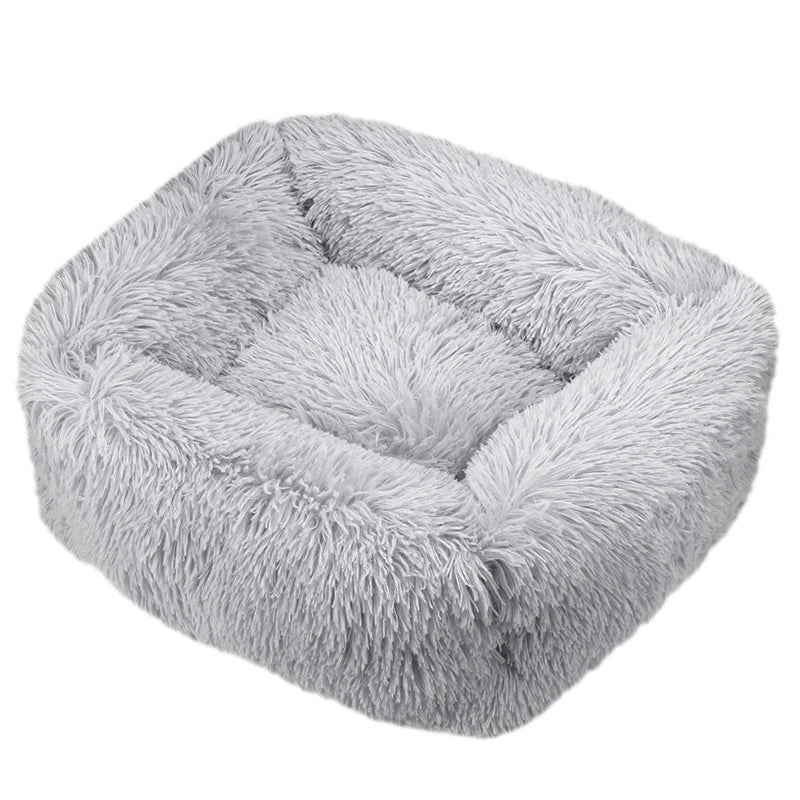 FurHaven Deluxe Dog Lounger | Letto per animali domestici lungo in peluche, lavabile per cani e gatti