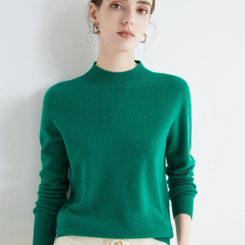 Maglione in Cashmere SilkThread | Pullover leggero premium per donne, adatto a tutte le stagioni