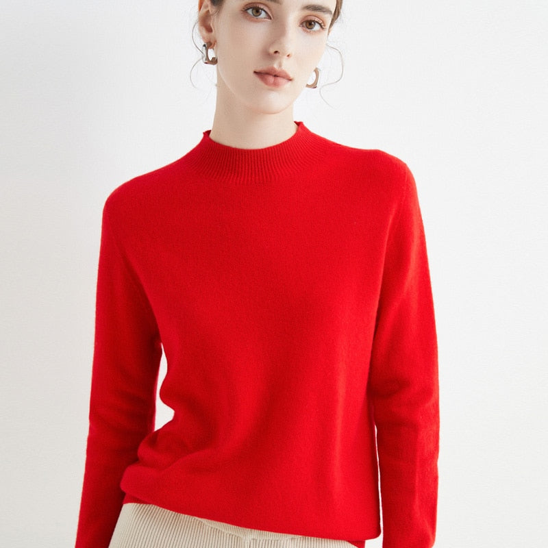 Maglione in Cashmere SilkThread | Pullover leggero premium per donne, adatto a tutte le stagioni