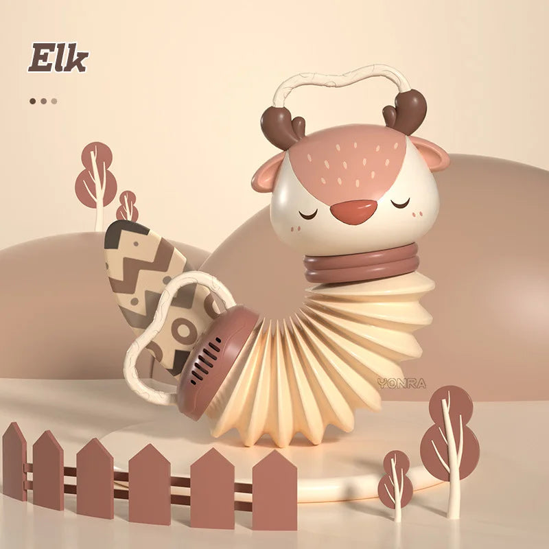 Rattolo a fisarmonica per animali – Divertimento sensoriale per i bambini