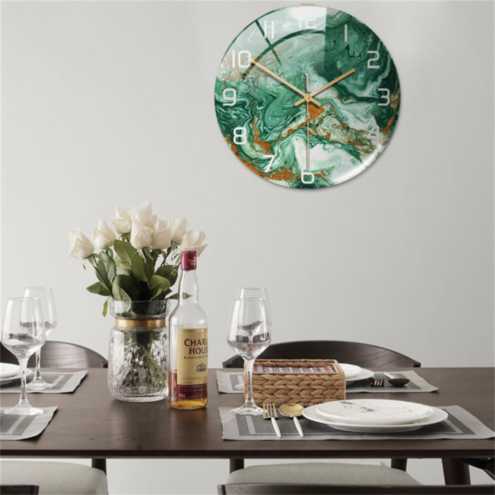 Orologio da Parete Elegante con Effetto Marmo – MarbleTime