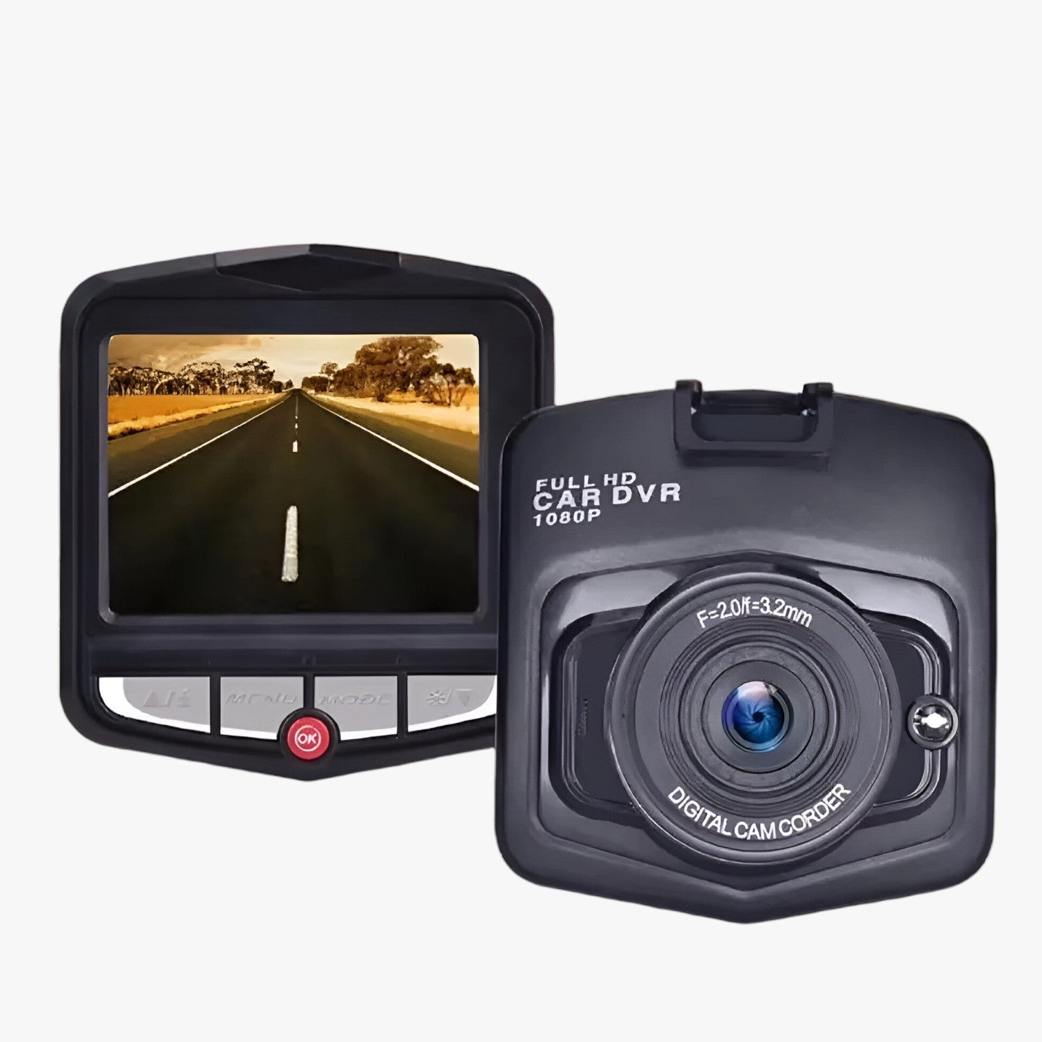 Dashcam compatta 1080p HD – Visione Notturna con Registrazione in Loop