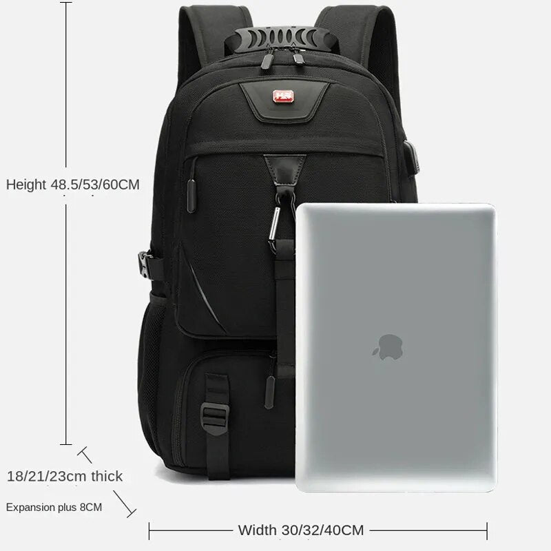Zaino con Connessione USB e Grande Capacità (50-80L) – UrbanTrail