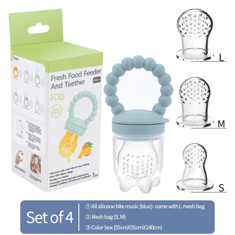 Morditore di Frutta per Bambini – Masticazione Sicura e Apprendimento dell'Alimentazione Indipendente (Acquista 1 e Ricevi 1 GRATIS Promo)