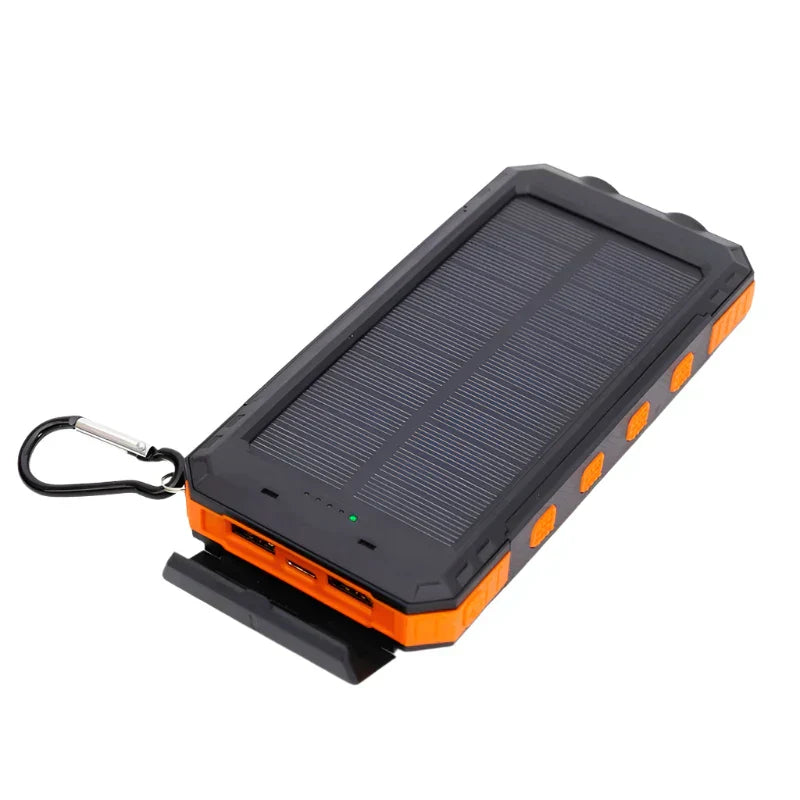 Batteria Portatile Solare con Torcia – SolarCharge Pro