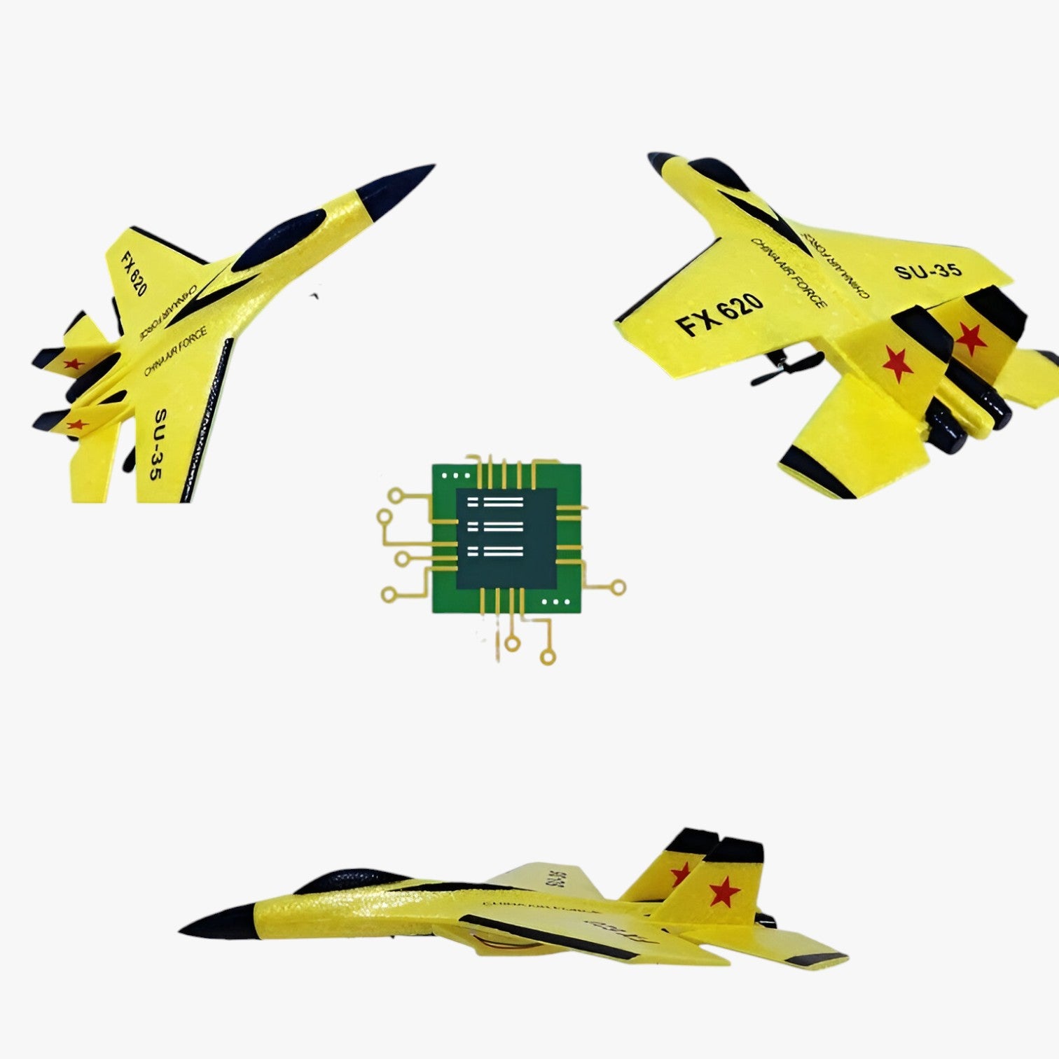 LED Glider FalconAir – Aereo RC con Effetto Planante e Telecomando