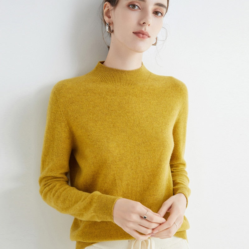 Maglione in Cashmere SilkThread | Pullover leggero premium per donne, adatto a tutte le stagioni