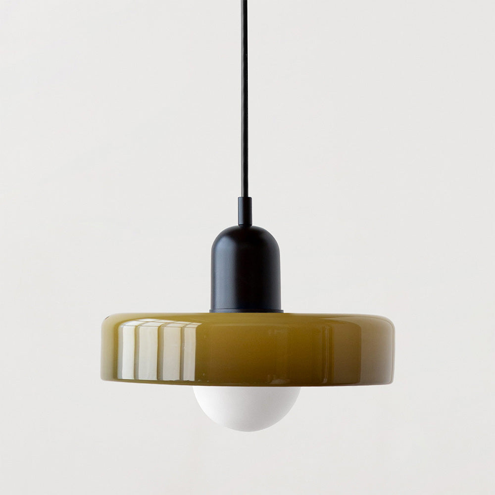Lampada a Sospensione Colorata in Stile Bauhaus - StiloGlas