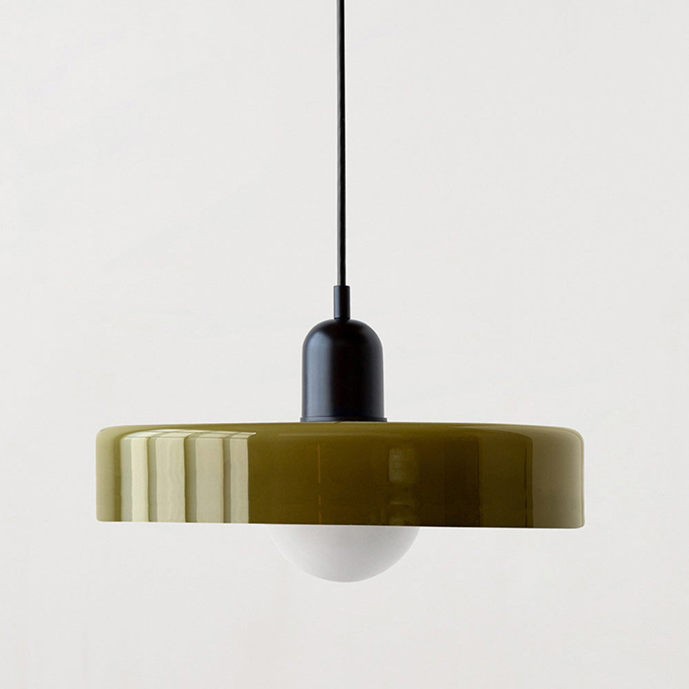 Lampada a Sospensione Colorata in Stile Bauhaus - StiloGlas
