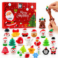 Calendrier de l’Avent Squishy de Noël – 24 jouets squishy mystères (3+ ans)