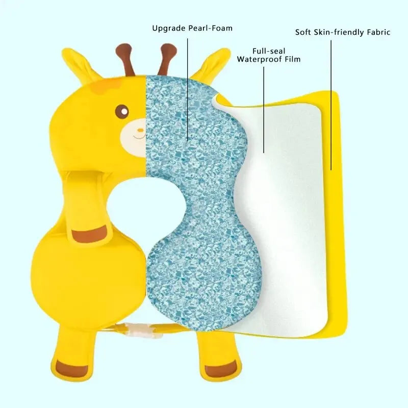 Galleggiante per Neonati Non Inflatable – Anello Galleggiante Confortevole per Bambini di Età Compresa tra 6 e 36 Mesi