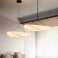 Lampe suspendue design Japandi en forme de panneau allongé – élégance moderne