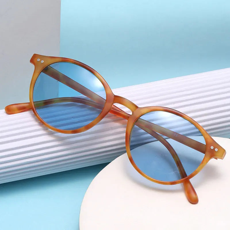 Occhiali da sole rotondi retro polarizzati - SunnyStyle Estate 2025