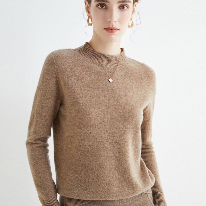Maglione in Cashmere SilkThread | Pullover leggero premium per donne, adatto a tutte le stagioni
