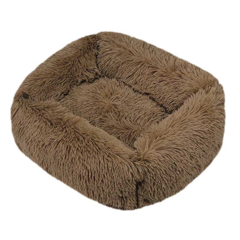 FurHaven Deluxe Dog Lounger | Letto per animali domestici lungo in peluche, lavabile per cani e gatti