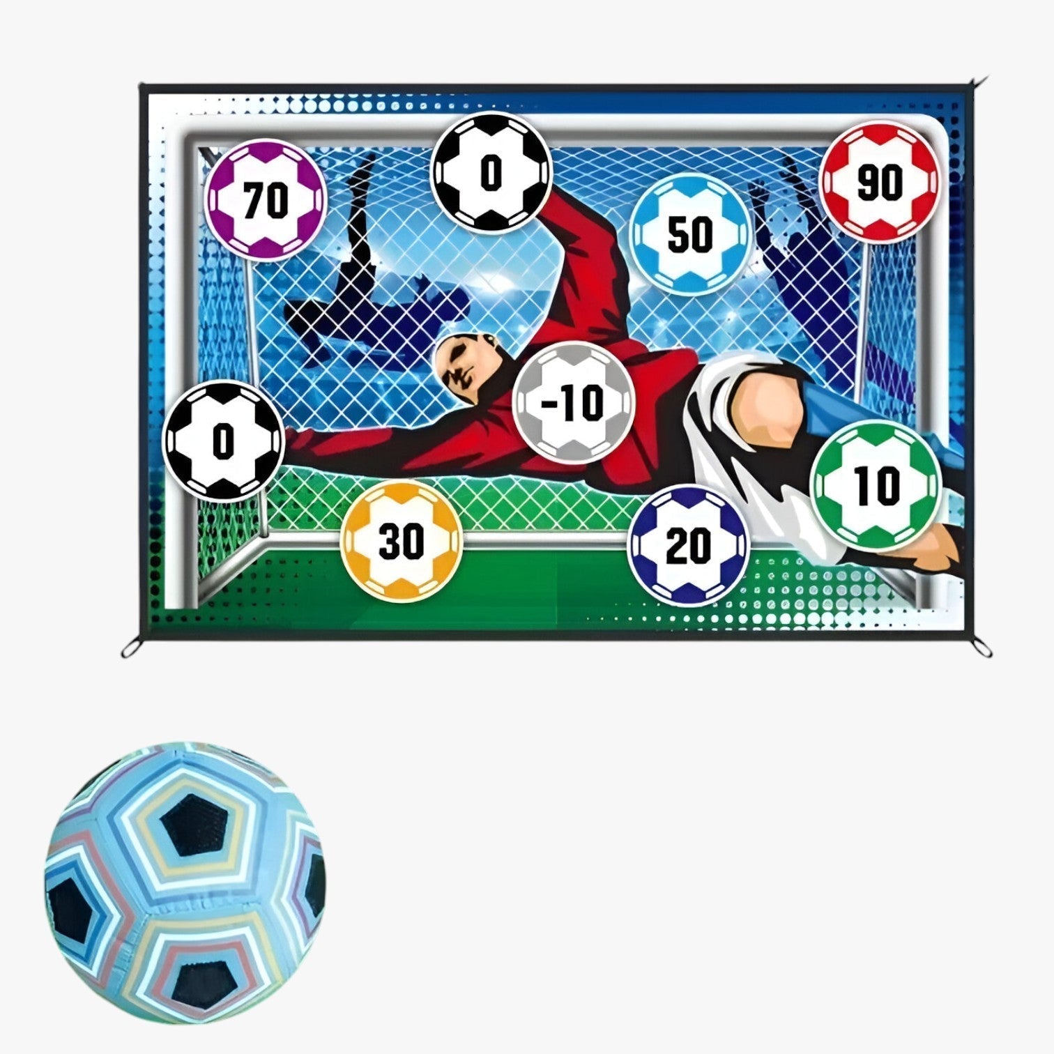Tappeto da Gioco TorSpaß Calcio – Azione Indoor & Outdoor per Bambini