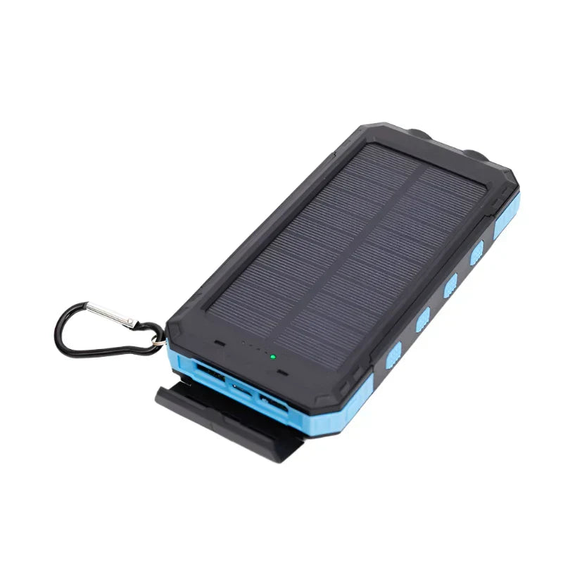 Batteria Portatile Solare con Torcia – SolarCharge Pro
