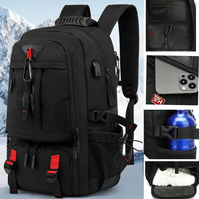 Zaino con Connessione USB e Grande Capacità (50-80L) – UrbanTrail