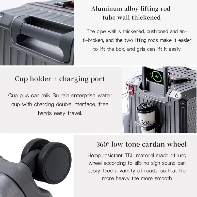 Valigia Rigida con Impugnatura Ampia – Lisbona