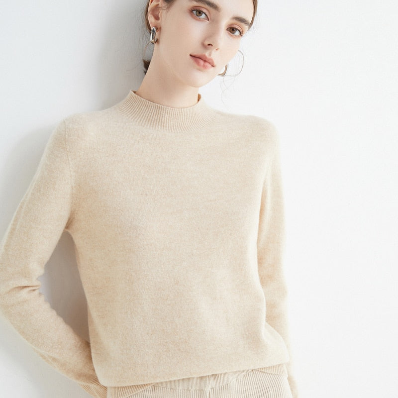 Maglione in Cashmere SilkThread | Pullover leggero premium per donne, adatto a tutte le stagioni