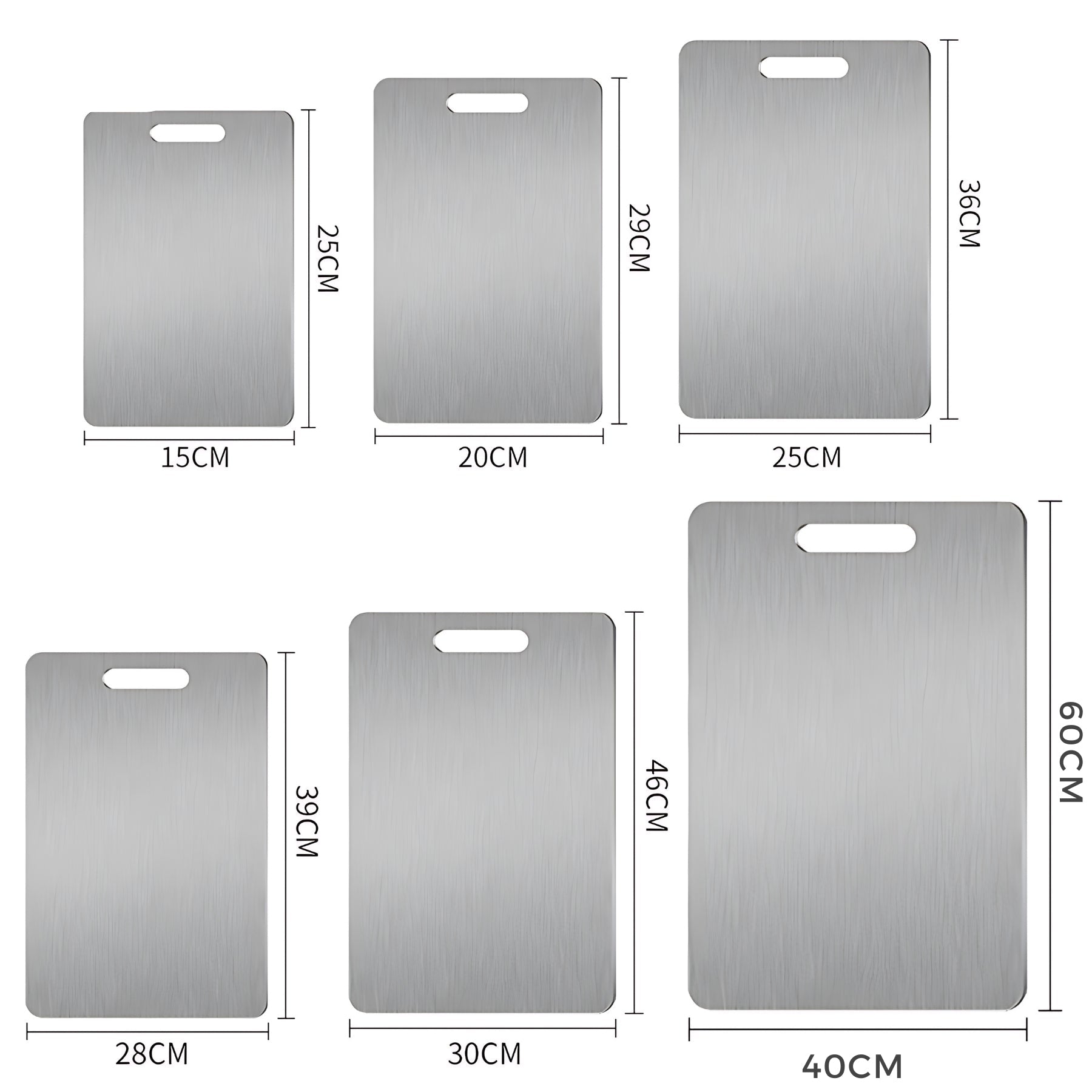 Tagliere in Acciaio Inossidabile - ChefGuard