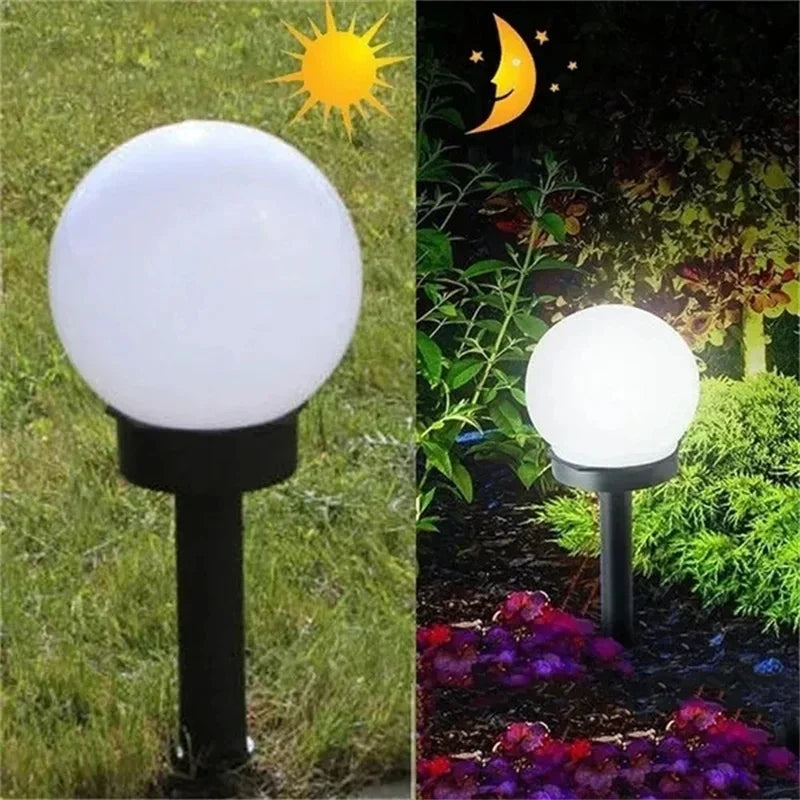 Lampada da Giardino a LED Solare - Efficiente dal Punto di Vista Energetico e Resistente alle Intemperie per Illuminazione Esterna