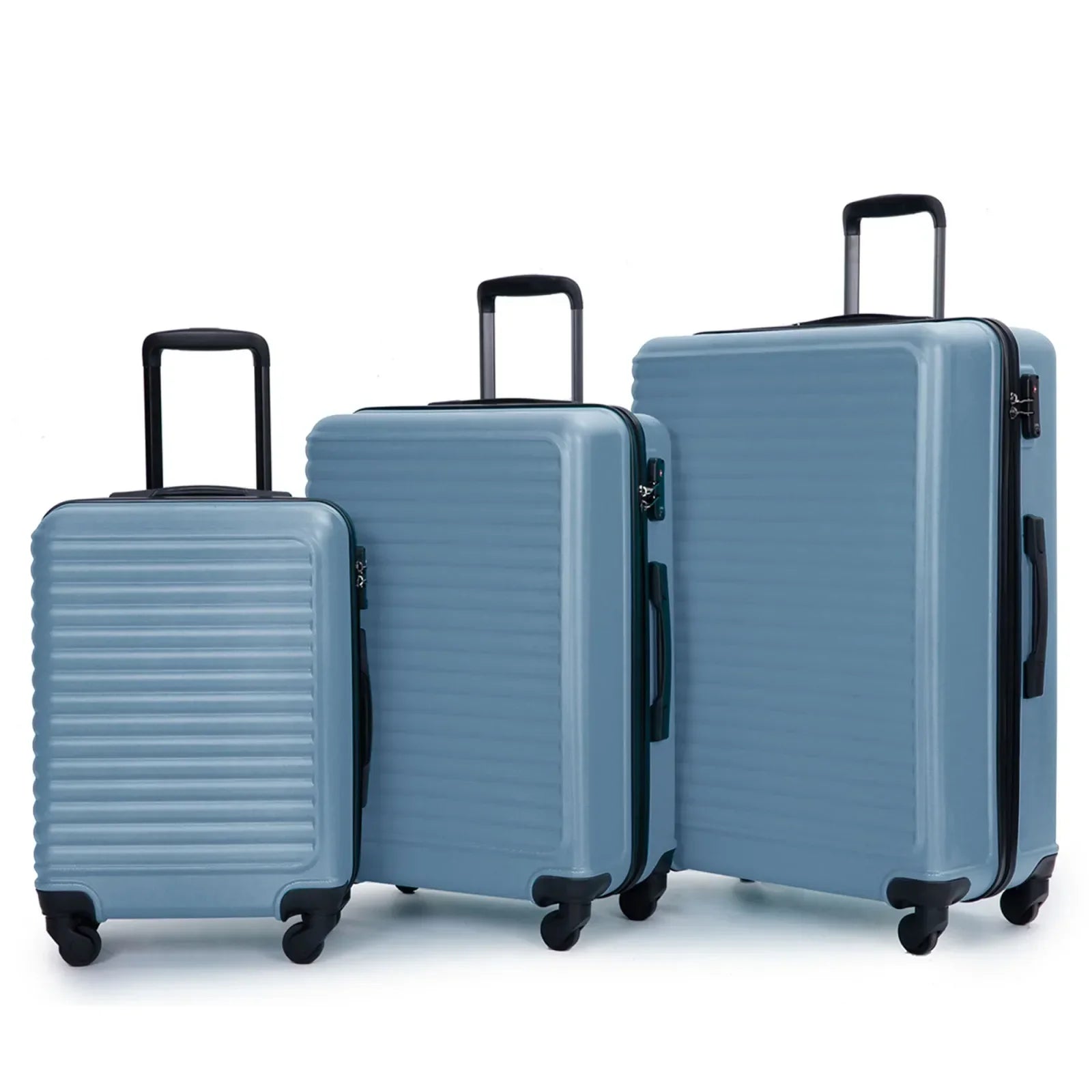 Set di Valigie Rigide in ABS Blu a 3 Pezzi – Belgrado