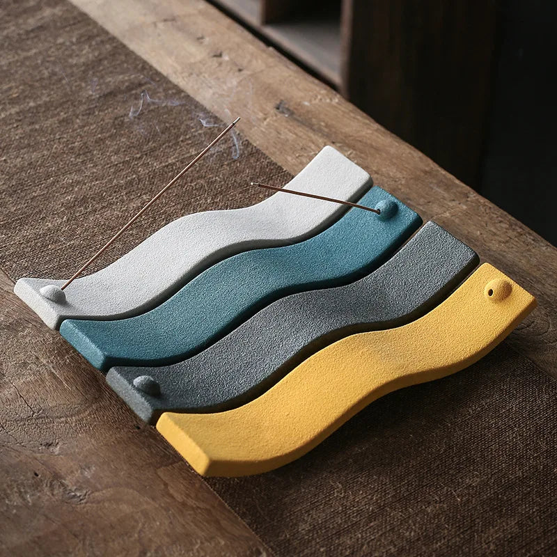 Porta Incenso in Ceramica - ZenWave