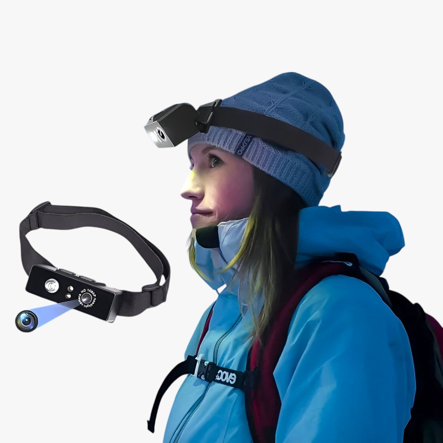 Camera d'azione HD 1080p senza mani – Registrazione attivata dal movimento