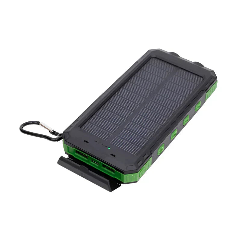 Batteria Portatile Solare con Torcia – SolarCharge Pro