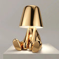 Mistero | Lampe de table sculpturale dorée