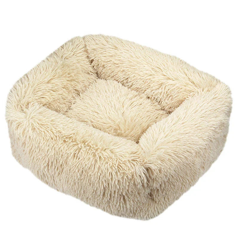 FurHaven Deluxe Dog Lounger | Letto per animali domestici lungo in peluche, lavabile per cani e gatti
