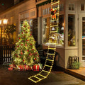 KerstLuxe Échelle du Père Noël LED Éclairage d'Ambiance – Guirlande Lumineuse USB 1M / 3M
