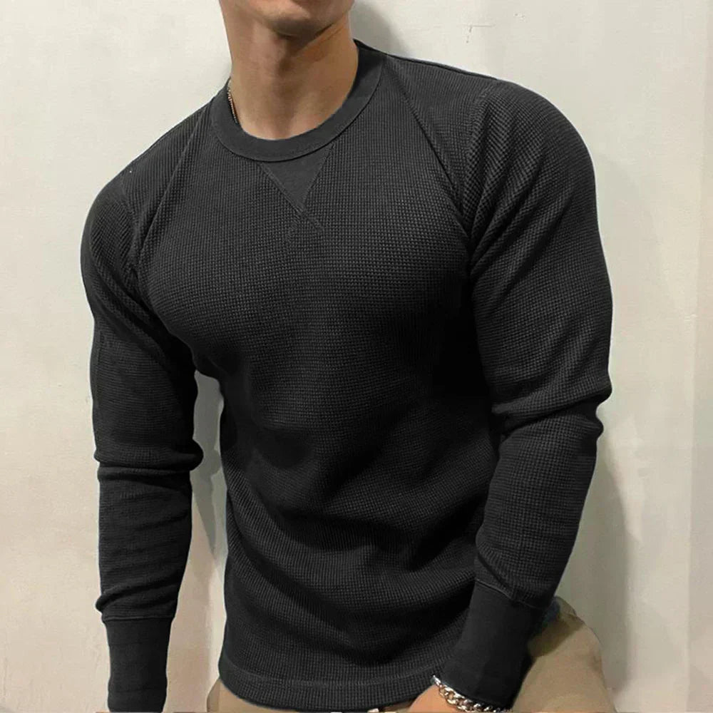 Maglione Autunnale Muscle Fit da Uomo – Bravone: Edizione Foglie d'Autunno