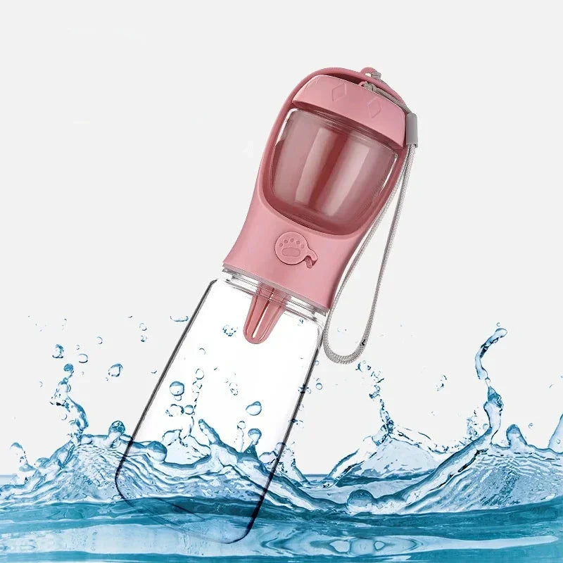 TailTrail Elite bottiglia per cibo e acqua | Pratica bottiglia per bere e succhiare per cani, gatti e cuccioli in movimento