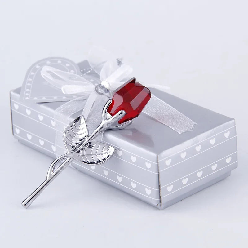 Rosa di Cristallo Raffinata – Un Bellissimo Regalo per la Festa della Mamma