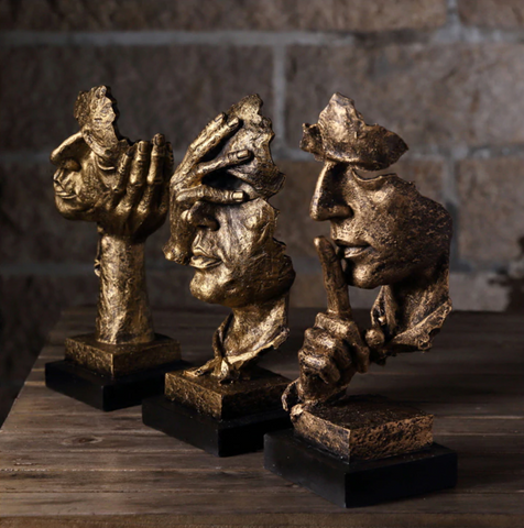 Scultura Astratta Dorata – Soren