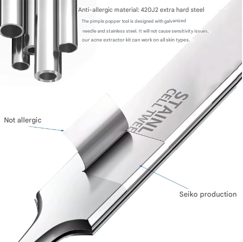 Pinzette di Precisione per Punti Neri e Brufoli – Léna