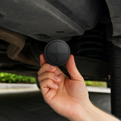 Tracker GPS Magnetico Compatto – Tracciamento in Tempo Reale per Veicoli, Animali Domestici e Oggetti di Valore – Ricaricabile via USB