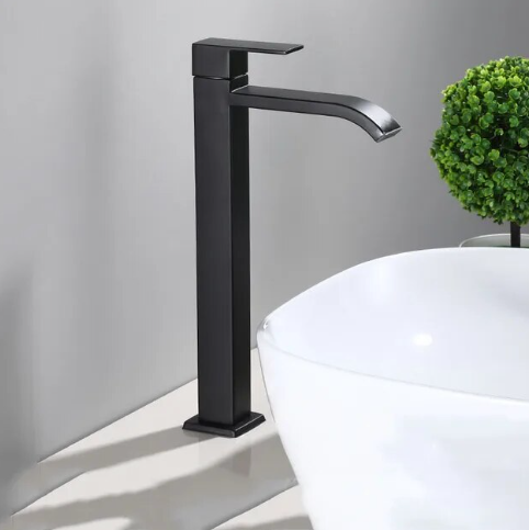 Miscelatore per lavabo in acqua fredda nero opaco – Noira