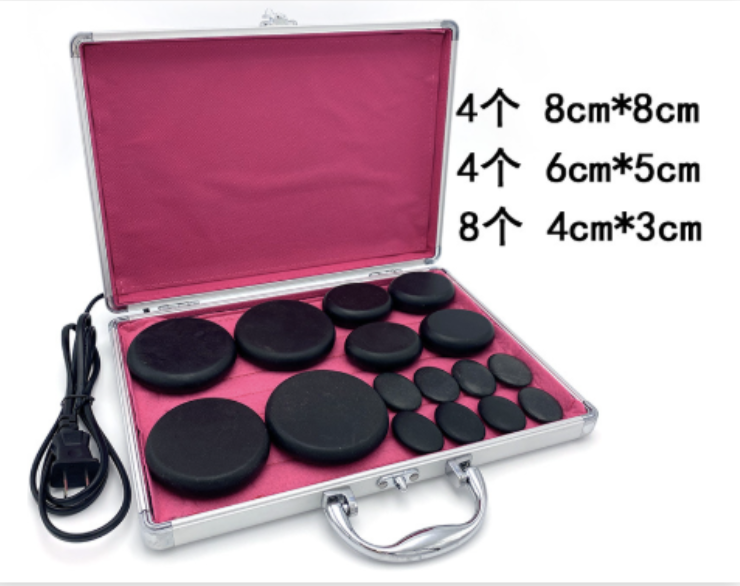 Set Professionale di Massaggio con Pietre Calde – Completo di Riscaldatore