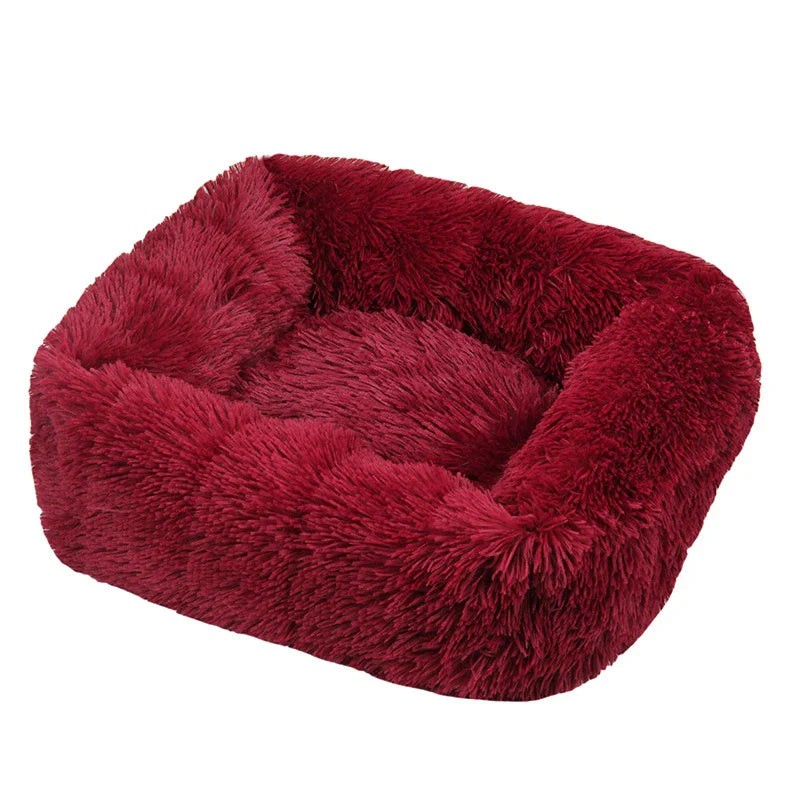 FurHaven Deluxe Dog Lounger | Letto per animali domestici lungo in peluche, lavabile per cani e gatti