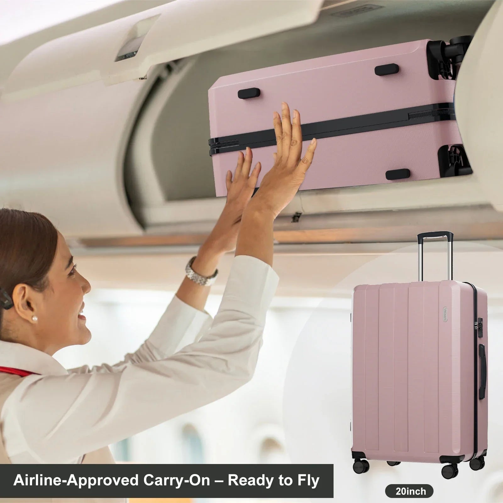 Set di Valigie Rigide 5-in-1 – Barcelona Explorer