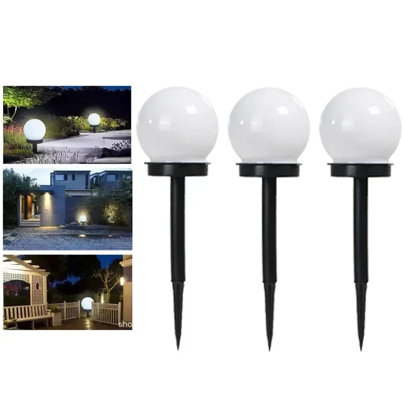 Lampada da Giardino a LED Solare - Efficiente dal Punto di Vista Energetico e Resistente alle Intemperie per Illuminazione Esterna