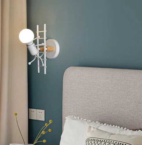 GlowClimb Designer Sconce | Lampada da parete unica per scale, ideale per camere da letto e soggiorni accoglienti